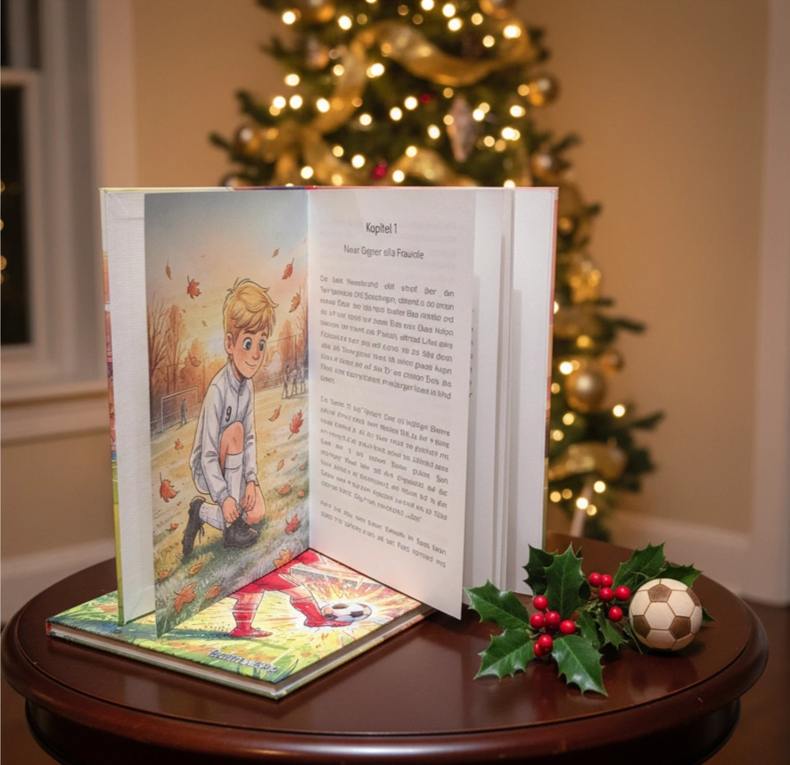 Beispielbild 2 eines personalisierten ballstories.kids Fußballbuchs