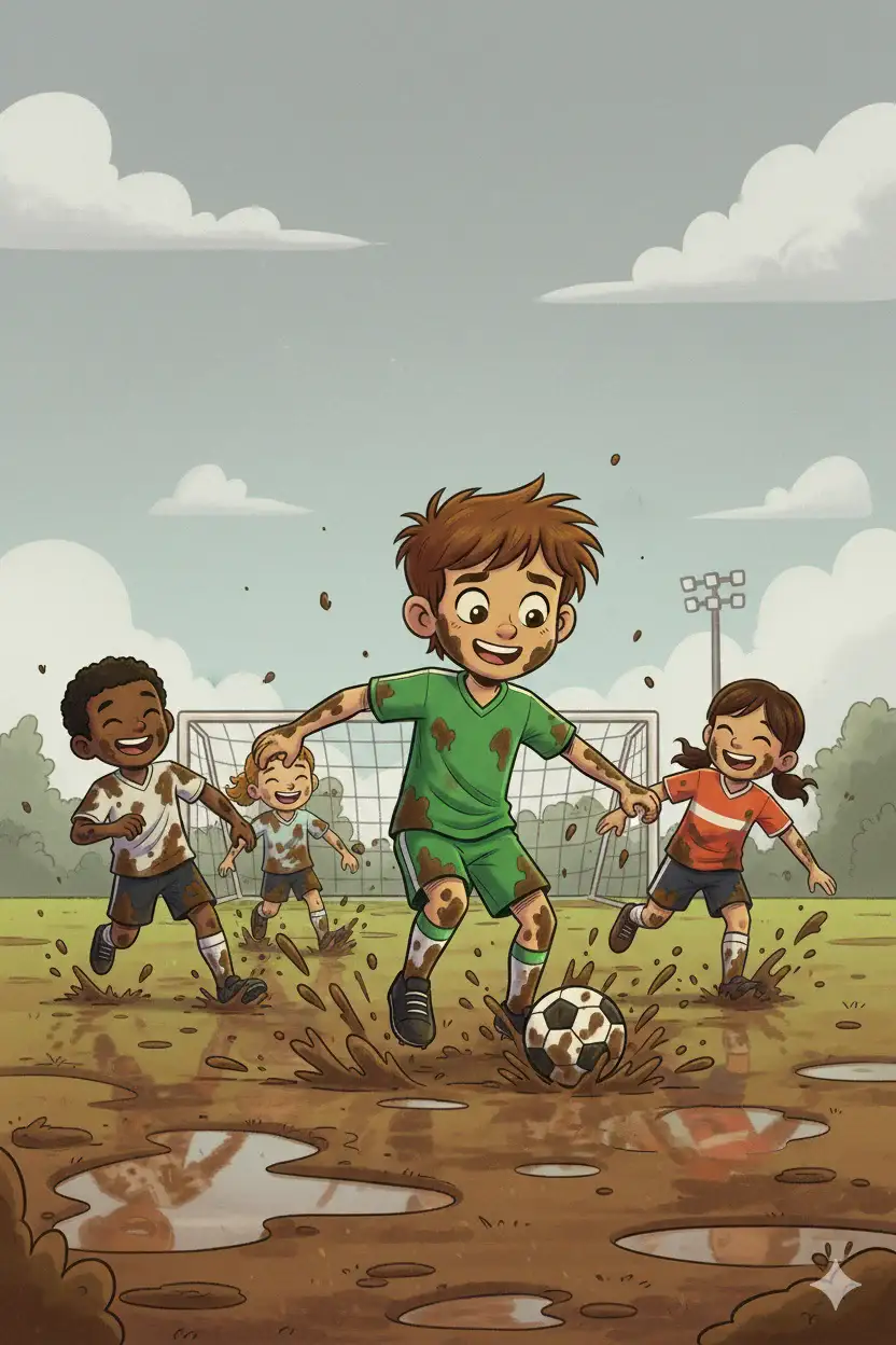 Illustration 1 aus ballstories.kids Fußballgeschichte